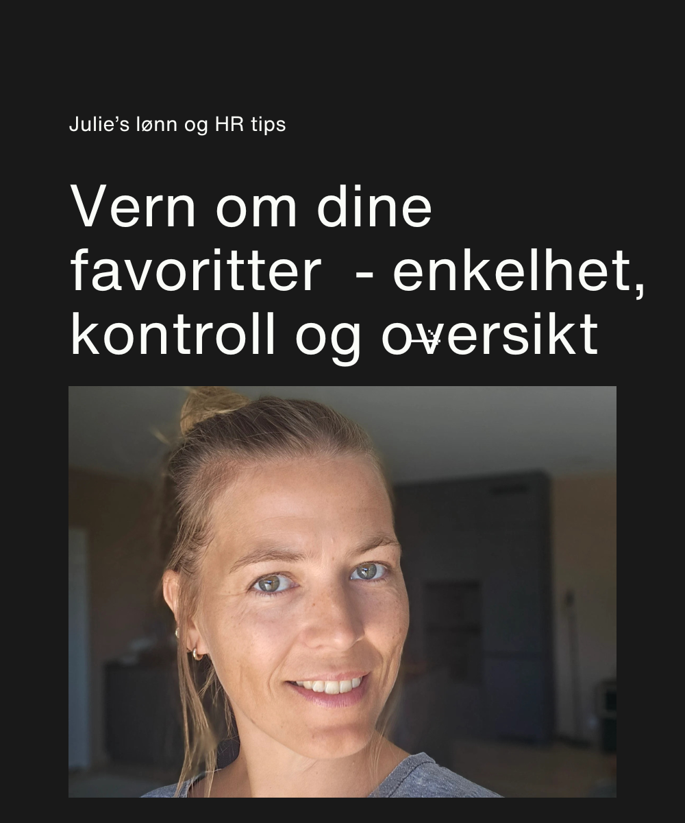 Julie's lønn og HR tips